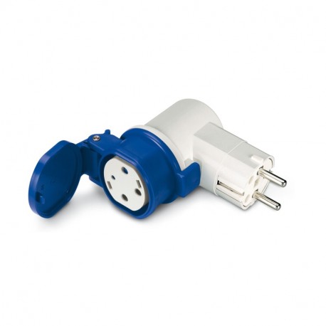 Scame 200.01624 ADAPTOR 2P+E IP40 16A 200-250V AC