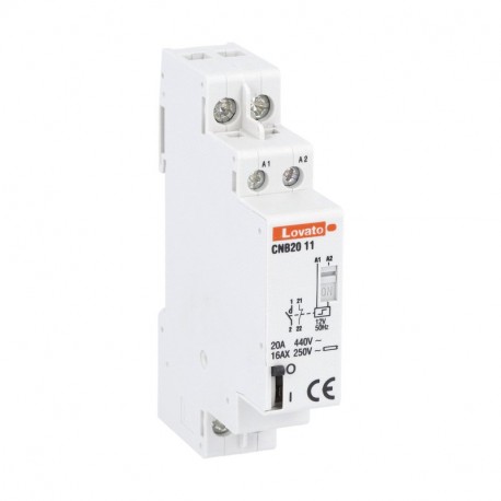 Lovato-electric CNB2011012 LOVATO LATCHING RELAY 1M 20A AC1 1P+NC 12V