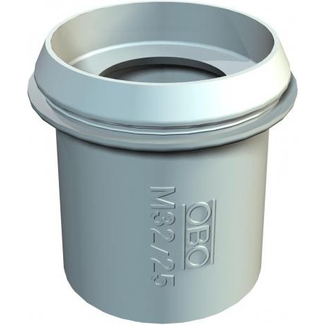OBO BETTERMANN EDR 32 25-32 LGR EDR 32 25-32 LGR 2011530 OBO BETTERMANN Plug-in seal for pipes, Ø32/25-32, Light grey, 7035, Polyvinylchlori..