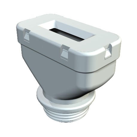 OBO BETTERMANN 106 FL M25 8 33 106 FL M25 8 33 2013007 OBO BETTERMANN Flat cable threaded connection , M25, Stone grey, 7030, Polyethylene,..