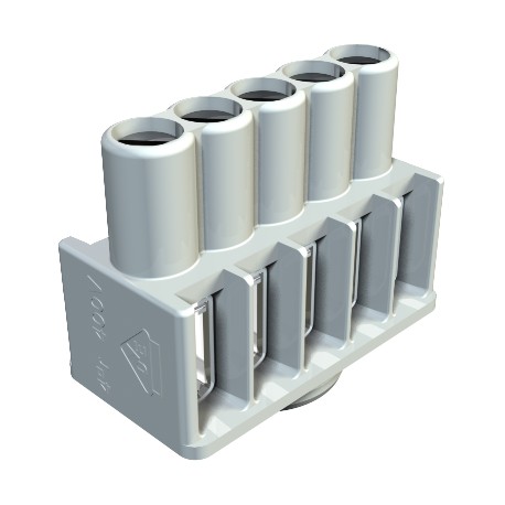 OBO BETTERMANN KL-T 01-04 KL-T 01-04 2016180 OBO BETTERMANN Terminal strip , 4mm², Light grey, Polyamide, PA