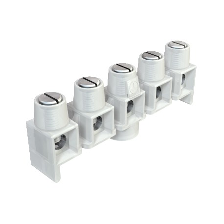 OBO BETTERMANN 689 689 2017342 OBO BETTERMANN Terminal strip , 4mm2, Light grey, 7035, Polyamide, PA