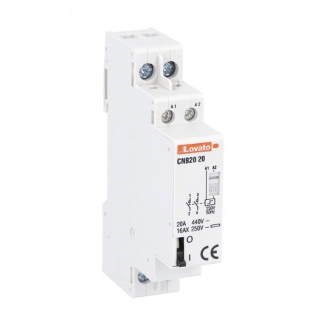 Lovato-electric CNB2020230 LOVATO LATCHING RELAY 1M 20A AC1 2P 230V