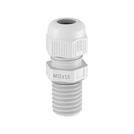 OBO BETTERMANN V-TEC VM L20 LGR V-TEC VM L20 LGR 2022947 OBO BETTERMANN Cable gland fully metric long, M20, Light grey, 7035, Polyamide, PA