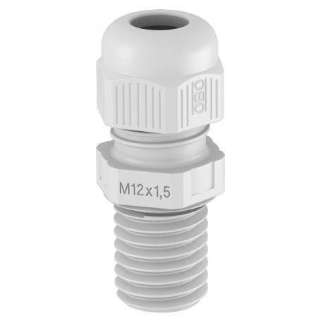 OBO BETTERMANN V-TEC VM L32 LGR V-TEC VM L32 LGR 2022951 OBO BETTERMANN Cable gland fully metric long, M32, Light grey, 7035, Polyamide, PA