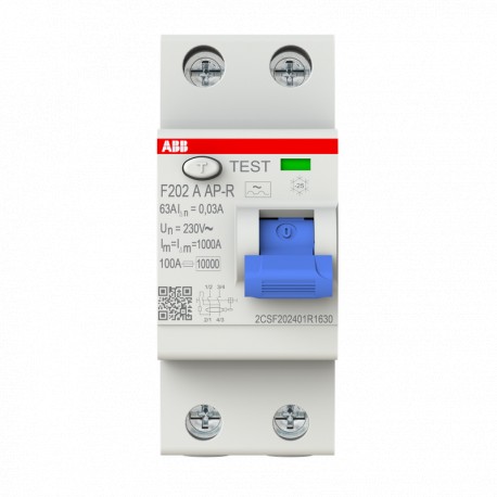 ABB 2CSF202401R1630 2CSF202401R1630 ABB F202 A-63/0,03 AP-R Res. Current Dev.