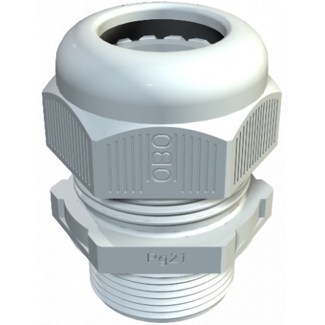 OBO BETTERMANN V-TEC L PG36 LGR V-TEC L PG36 LGR 2024357 OBO BETTERMANN Cable gland with long connection thread, PG36, Light grey, 7035, Pol..