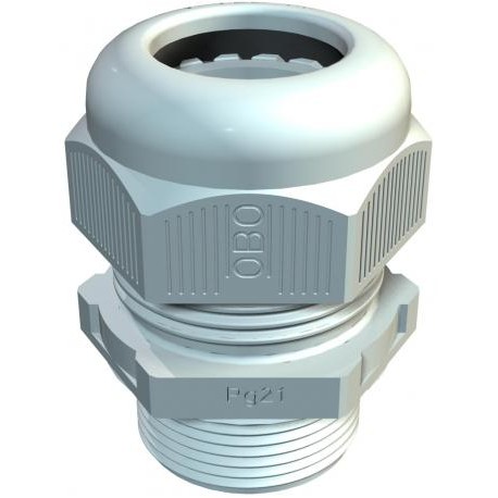 OBO BETTERMANN V-TEC L PG42 LGR V-TEC L PG42 LGR 2024365 OBO BETTERMANN Cable gland with long connection thread, PG42, Light grey, 7035, Pol..