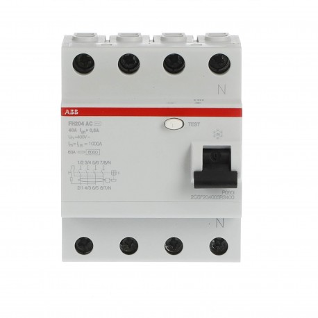 ABB 2CSF204003R3630 2CSF204003R3630 ABB FH204 AC-63/0,3 Residual Current Dev.