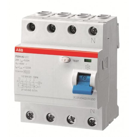 ABB 2CSF204101R1630 2CSF204101R1630 ABB F204 A-63/0,03 Residual Current Dev.
