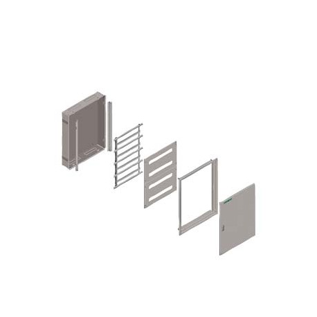Siemens 8GK2043-0KL21 ALPHA 125, wall-mounted cabinet, Flush-mounting, with distribution board panel, IP31, ..