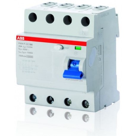 Abb 2CSF204325R1630 I. diff. F204 F-63/0.03 4p 63 F 30mA