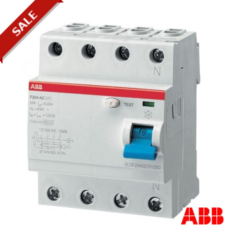 Abb 2CSF204401R1900 F204 A-100/0,03 AP-R Res. Current Dev.