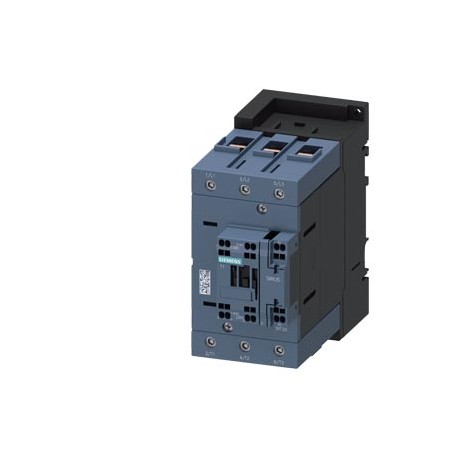 Siemens 3RT2045-3AF04 power contactor, AC-3 80 A, 37 kW / 400 V 2 NO + 2 NC, 110 V AC 50 Hz 3-pole, 3 NO, Si..