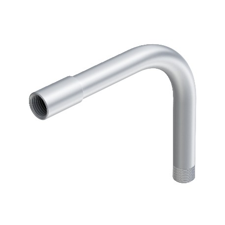 OBO BETTERMANN SBM20W ALU SBM20W ALU 2046043 OBO BETTERMANN Aluminium pipe bend with thread, M20x1,5, Aluminium, Alu