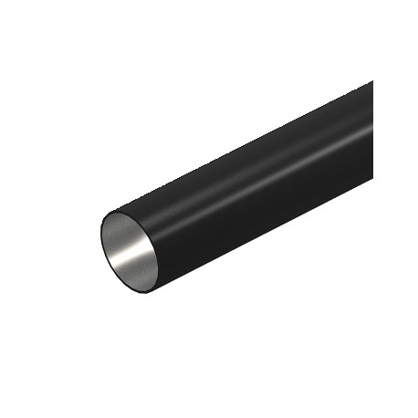 OBO BETTERMANN S50W SW S50W SW 2046570 OBO BETTERMANN Plug-in steel pipe , Ø50, 3000mm, Black, Painted, Steel, St