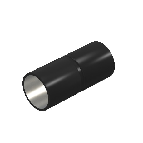 OBO BETTERMANN SV25W SW SV25W SW 2046584 OBO BETTERMANN Plug-in steel sleeve , Ø25mm, Black, Painted, Steel, St