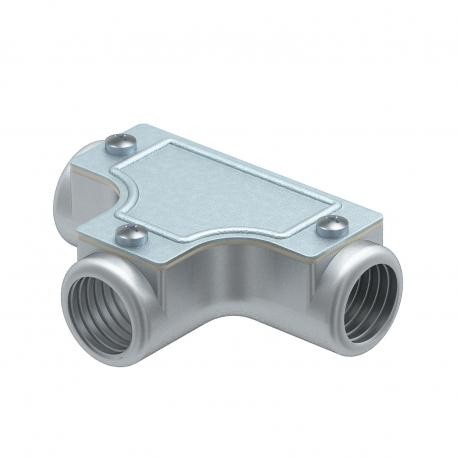 Obo-bettermann SKTM25W ALU SKTM25W G 2047606 OBO BETTERMANN Control T piece with thread, M25x1,5, Cast aluminium, AlG