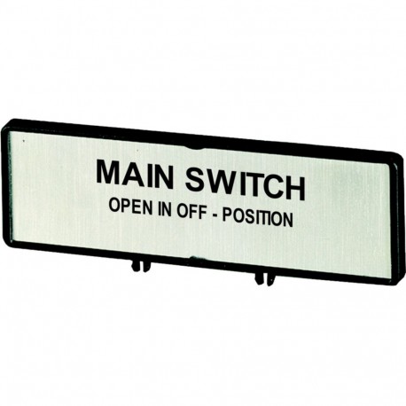Eaton-moeller ZFS62-T0 Y7-205534 EATON ELECTRIC Clamp with label + label open main switch only in 0 position in EN ..