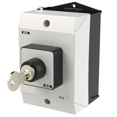 EATON - MOELLER T0-1-102/I1/S T0-1-102/I1/S 207063 Y7-207063 EATON ELECTRIC ON-OFF switches, 2 pole, 20 A, Key operated lock mechanism S-T..