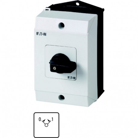 Eaton-moeller T0-1-15366/I1 Y7-207066 EATON ELECTRIC ON-OFF button, Contacts: 2, Spring-return in positions 0 and 1..