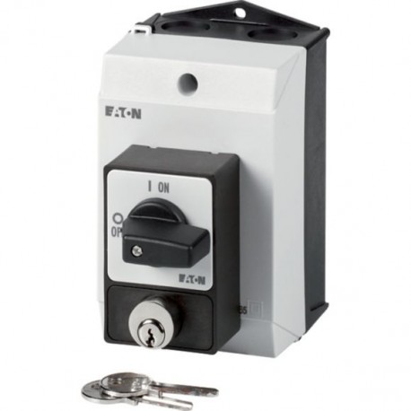 Eaton-moeller T0-2-1/I1/SVA(A) Y7-207083 EATON ELECTRIC ON-OFF switches, 3 pole, 20 A, Cylinder lock SVA, front pla..