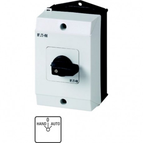 EATON - MOELLER T0-2-15432/I1 T0-2-15432/I1 207091 Y7-207091 EATON ELECTRIC Changeoverswitches, Contacts: 4, 20 A, front plate: HAND-0-AUT..