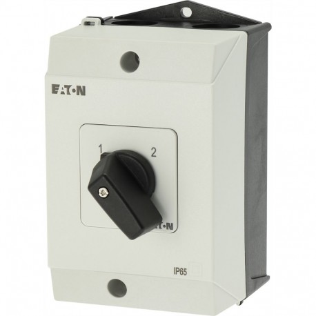 EATON - MOELLER T0-2-8221/I1 T0-2-8221/I1 207104 Y7-207104 EATON ELECTRIC Changeoverswitches, Contacts: 4, 20 A, front plate: 1-2, 90 °, ..