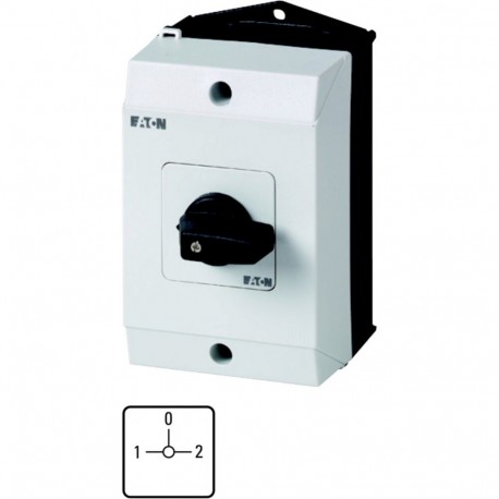 Eaton-moeller T0-4-8294/I1 Y7-207138 EATON ELECTRIC Changeoverswitches, Contacts: 8, 20 A, front plate: 1-0-2, 90 °..