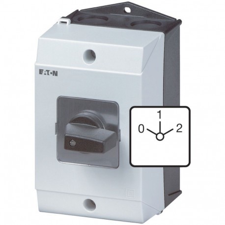 Eaton-moeller T3-3-8451/I2 Y7-207189 EATON ELECTRIC Changeoverswitches, Contacts: 6, 32 A, front plate: 0-1-2, 60 °..