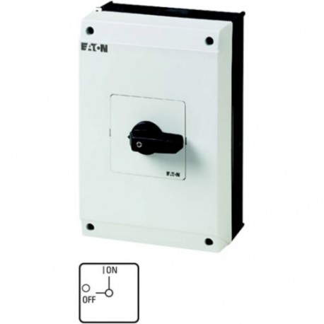 Eaton-moeller T5B-1-102/I4 Y7-207215 EATON ELECTRIC On-Off switch, 2 pole, 63 A, 90 °, surface mounting