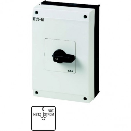 EATON - MOELLER T5B-4-8902/I4 T5B-4-8902/I4 207237 Y7-207237 EATON ELECTRIC Changeoverswitches, Contacts: 8, 63 A, front plate: Netz-0-Not..