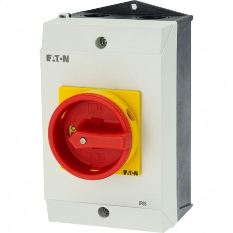 Eaton-moeller P1-25/I2/SVB Y7-207293 EATON ELECTRIC Main switch, 3 pole, 25 A, Emergency-Stop function, Lockable in..