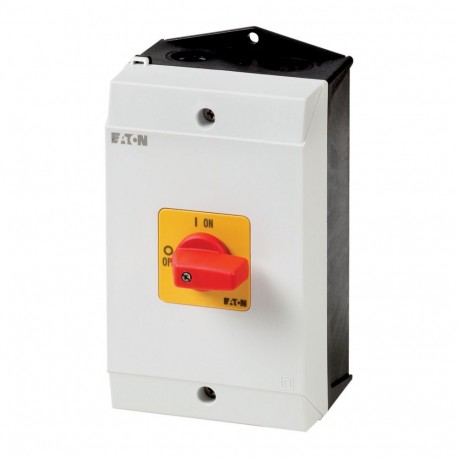 EATON - MOELLER P1-25/I2-RT P1-25/I2-RT 207300 Y7-207300 EATON ELECTRIC On-Off switch, 3 pole, 25 A, Emergency-Stop function, surface mo..