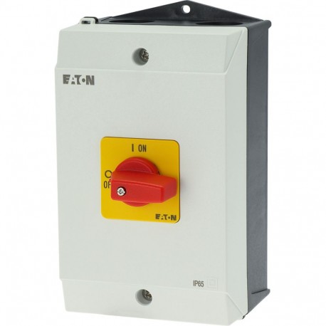 EATON - MOELLER P1-32/I2-RT P1-32/I2-RT 207321 Y7-207321 EATON ELECTRIC On-Off switch, 3 pole, 32 A, Emergency-Stop function, surface mo..