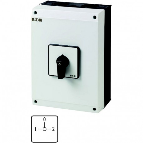 Eaton-moeller T5-4-8294/I5 Y7-207433 EATON ELECTRIC Changeoverswitches, Contacts: 8, 100 A, front plate: 1-0-2, 90 ..