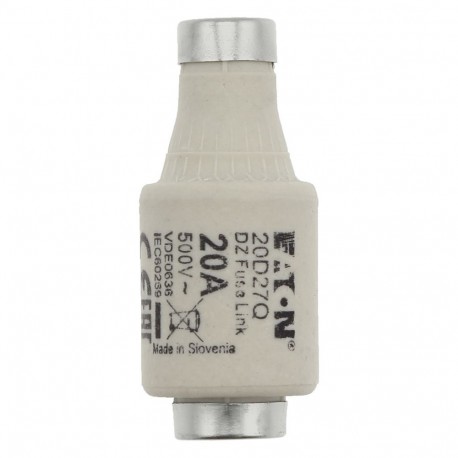 Eaton-moeller FUSE 20A DII/E27 500VAC EATON ELECTRIC Fuse-link, LV, 20 A, AC 500 V, D2, gR, IEC, fast acting