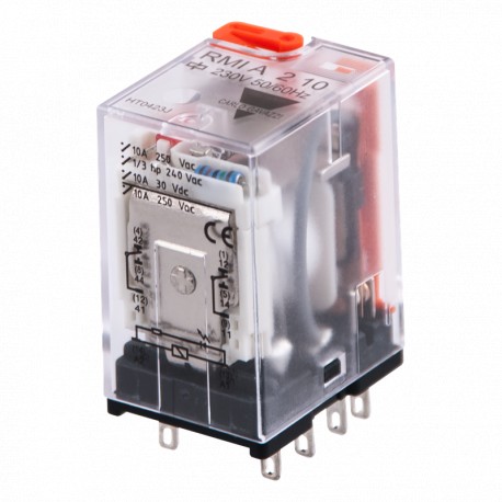 Carlo-gavazzi RMIA210120AC CARLO GAVAZZI Emrelay Solder 2Dpdt 10A Coil 120Vac