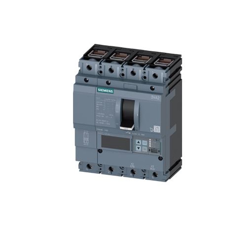 SIEMENS 3VA2110-8KP46-0AA0 3VA2110-8KP46-0AA0 SIEMENS circuit breaker 3VA2 IEC Frame 160 breaking capacity class L Icu 150 kA @ 415 V 4..