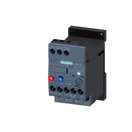 Siemens 3RU2116-1AB1 Overload relay 1.1...1.6 A Thermal For motor protection Size S00, Class 10 Stand-alone ..
