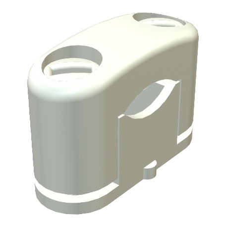 OBO BETTERMANN 3079 LGR 3079 LGR 2124149 OBO BETTERMANN SOM clip , 5-14mm, Light grey, 7035, Polystyrene, PS