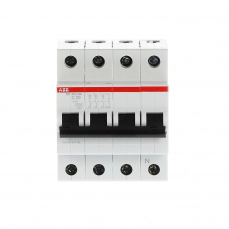 Abb 2CDS213103R0504 Int.aut. SH203-C50NA 3p+N 50A C 6kA