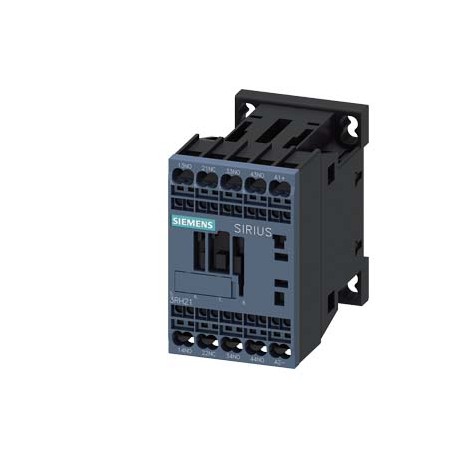Siemens 3RH2131-2AD00 contactor relay, 3 NO + 1 NC, 42 V AC, 50/60 Hz, spring-loaded terminal, frame size S00