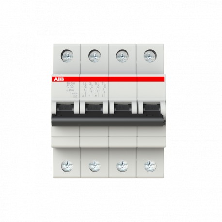 Abb 2CDS214001R0164 Miniature Circuit Breaker SH200 4P C 16 A