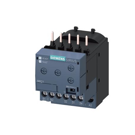 Siemens 3RR2141-1AA30 Monitoring relay, can be mounted to Contactor 3RT2, Size S00 basic, analog adjustment ..