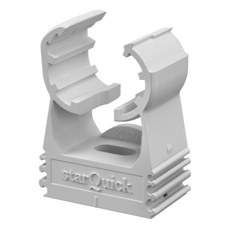 OBO BETTERMANN SQ-12 LGR SQ-12 LGR 2146061 OBO BETTERMANN starQuick clip , 11,5-15mm, Light grey, 7035, Polyamide, PA