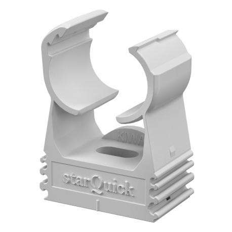 OBO BETTERMANN SQ-15 LGR SQ-15 LGR 2146096 OBO BETTERMANN starQuick clip , 14-16,5mm, Light grey, 7035, Polyamide, PA