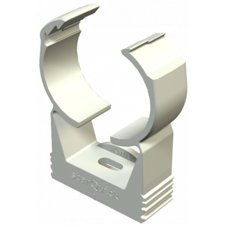 Obo-bettermann SQ-28 LGR OBO BETTERMANN starQuick clip , 27,5-32mm, Light grey, 7035, Polyamide, PA