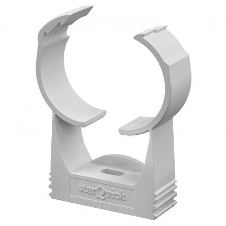 Obo-bettermann SQ-36 LGR OBO BETTERMANN starQuick clip , 35-40,1mm, Light grey, 7035, Polyamide, PA