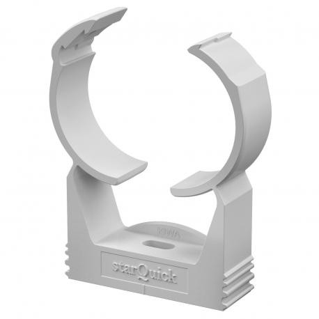 OBO BETTERMANN SQ-40 LGR SQ-40 LGR 2146320 OBO BETTERMANN starQuick clip , 39,3-44,5mm, Light grey, 7035, Polyamide, PA